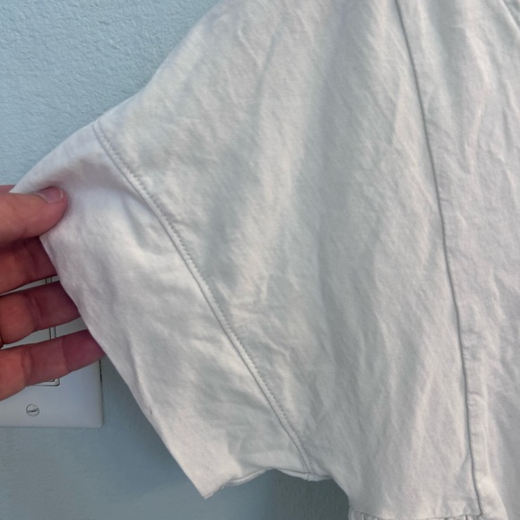 White V-Neck Women's Top - Picture 3 of 12